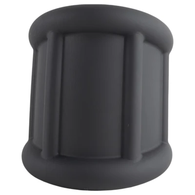 Pulselock Cocktura - fekete bordázott szilikon péniszgyűrű (30 mm)