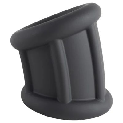Pulselock Cocktura - fekete bordázott szilikon péniszgyűrű (30 mm)