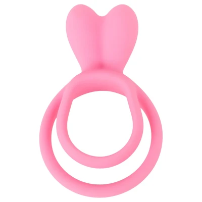 Pulselock Cocktura - nyuszis pénisz- és heregyűrű (pink)