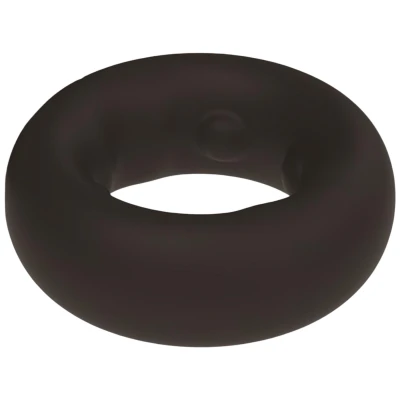 Pulselock Cocktura - pöttyös szilikon péniszgyűrű (fekete) - 27mm