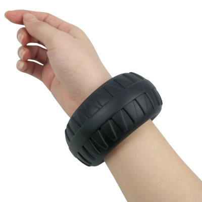 Pulselock Oak - extra vastag szilikon péniszgyűrű (fekete) - 40mm