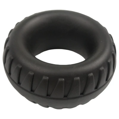 Pulselock Oak - extra vastag szilikon péniszgyűrű (fekete) - 40mm