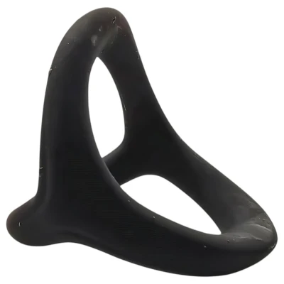 Pulselock Taur - Y-formájú pénisz- és heregyűrű (fekete) - S