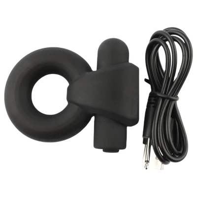 Pulselock Vantr - akkus vibrációs péniszgyűrű (fekete) - 25mm