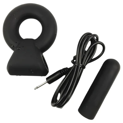 Pulselock Vantr - akkus vibrációs péniszgyűrű (fekete) - 25mm