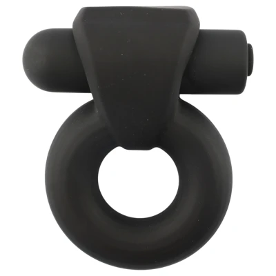 Pulselock Vantr - akkus vibrációs pénisz- és heregyűrű (fekete) - 25mm