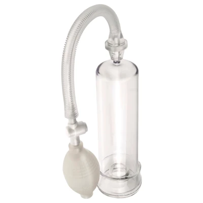 Pipedream - Pump Worx Beginner's - áttetsző péniszpumpa (19 cm)