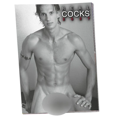 Real Cocks 2027 - erotikus falinaptár, ajándék (1 db)