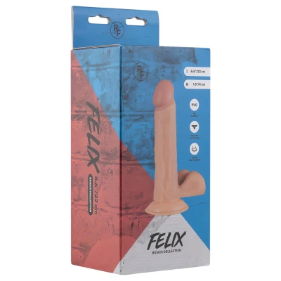 Real Fantasy Felix - herés élethű dildó - 22 cm (testszínű)