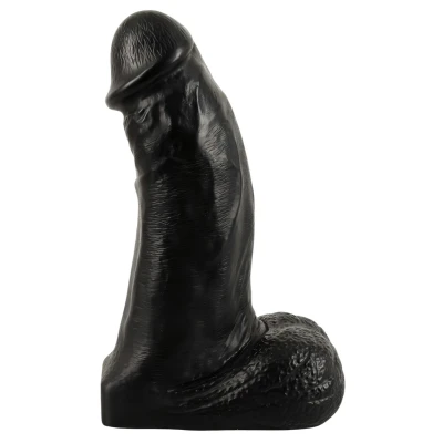 realistixxx Real Giant - herés dildó - 22 cm (fekete)
