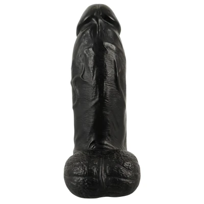 realistixxx Real Giant - herés dildó - 22 cm (fekete)