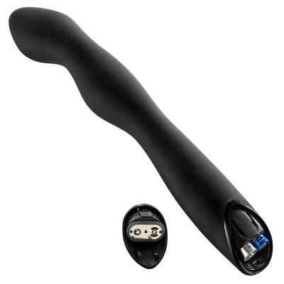 Rebel P-Spot - 2 motoros prosztata vibrátor (fekete)