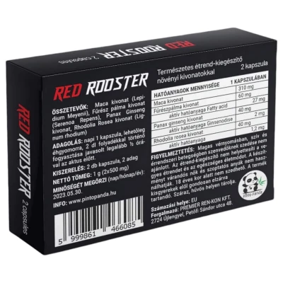 Red Rooster - természetes étrend-kiegészítő kapszula férfiaknak (2 db)