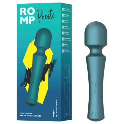 ROMP Presto - wand masszírozó vibrátor (zöld)