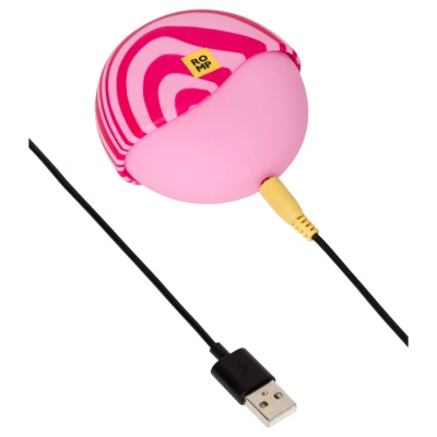 ROMP Spin - léghullámos csiklóizgató (rózsaszín)
