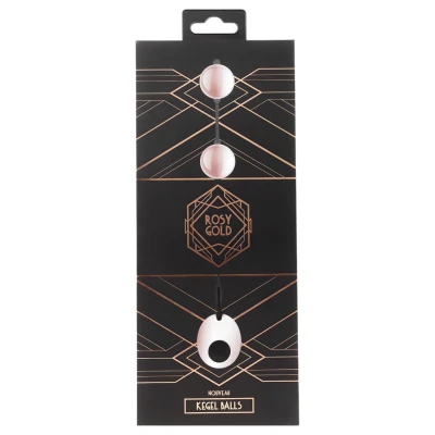 Rosy Gold Ben Wa - gésagolyó kegel tornához (rosegold)