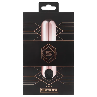 Rosy Gold Bullet - akkus, mini rúdvibrátor (rosegold)