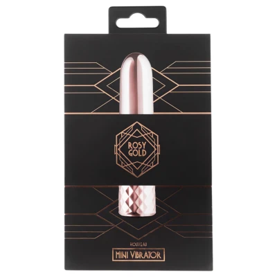 Rosy Gold Mini - akkus, diszkrét rúdvibrátor (rosegold)