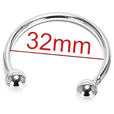 Rozsdamentes fém makkgyűrű - ejakuláció késleltetéshez (32 mm)