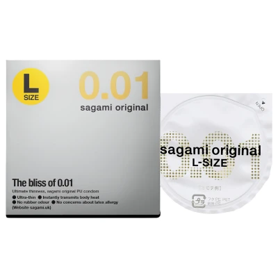 Sagami Original 0,01 L - óvszer - 58 mm (1 db)
