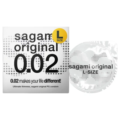 Sagami Original 0.02 L - ultravékony óvszer (58 mm, 1 db)