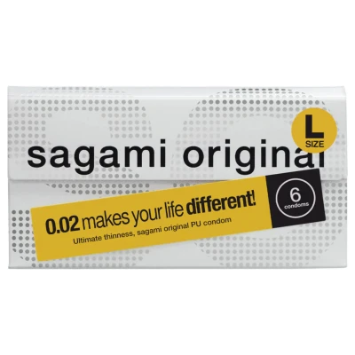 Sagami Original 0.02 L - ultravékony óvszer (58 mm, 6 db)