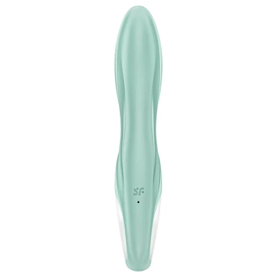 Satisfyer Air Pump Bunny 5 - App-vezérelt pumpálható vibrátor (menta)