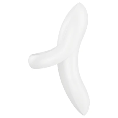 Satisfyer Bold Lover - akkus vízálló ujjvibrátor nőknek és (fehér)