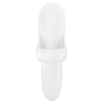 Satisfyer Bold Lover - akkus vízálló ujjvibrátor nőknek és (fehér)