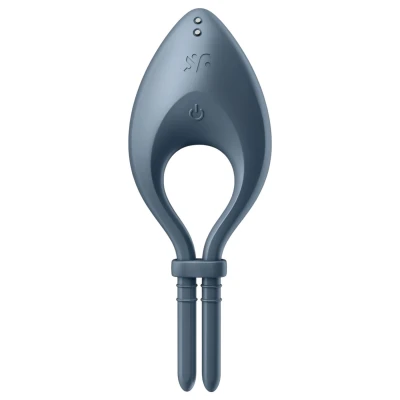 Satisfyer Bullseye - okos vibrációs péniszgyűrű (kék)
