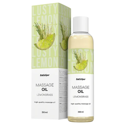 Satisfyer - citromfű illatú masszázsolaj (250ml)
