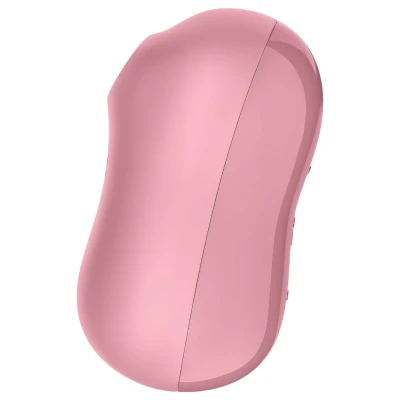 Satisfyer Cotton Candy - léghullámos csikló vibrátor (korall)