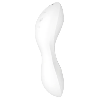 Satisfyer Curvy Trinity 5+ - App-vezérelt 2in1 vibrátor (fehér)