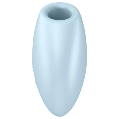 Satisfyer Cutie Heart - akkus léghullámos csikló vibrátor (kék)