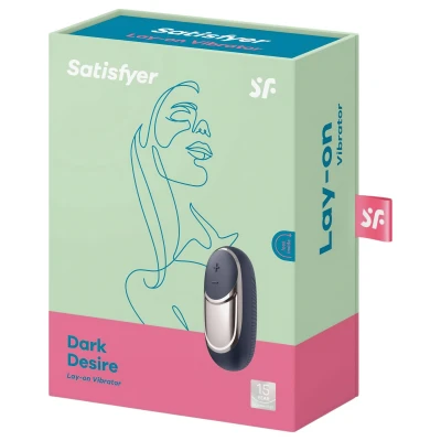 Satisfyer Dark Desire - akkus csikló vibrátor, csiklóizgató (fekete)