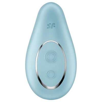 Satisfyer Dipping Delight - akkus csikló vibrátor, csiklóizgató (kék)