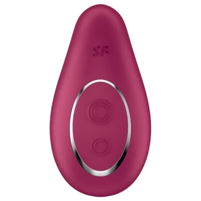 Satisfyer Dipping Delight - akkus csikló vibrátor, csiklóizgató (piros)