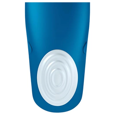 Satisfyer Double Whale - 2 motoros párvibrátor (kék)