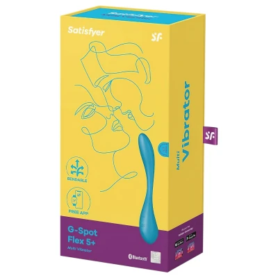 Satisfyer G-spot Flex 5 - App-vezérelt G-pont vibrátor (zöld)