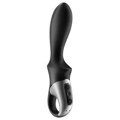 Satisfyer Heat Climax - okos, melegítő anál vibrátor (fekete)