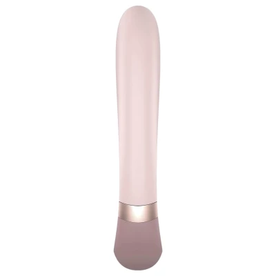 Satisfyer Heat Wave - App-vezérelt melegítő vibrátor (bézs)