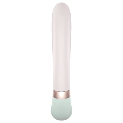 Satisfyer Heat Wave - App-vezérelt melegítő vibrátor (menta)
