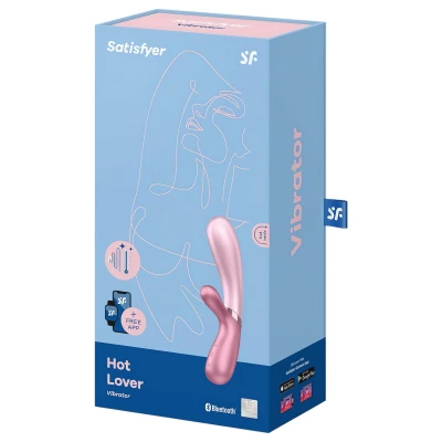 Satisfyer Hot Lover - App-vezérelt vibrátor (pink)