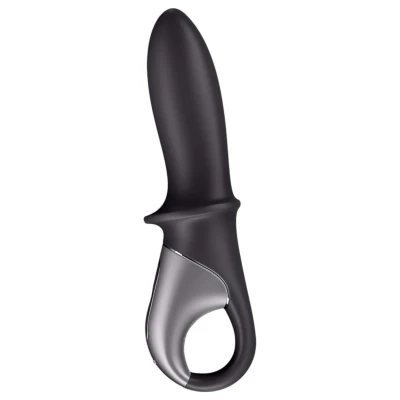 Satisfyer Hot Passion - app-vezérelt melegítő anál vibrátor (fekete)