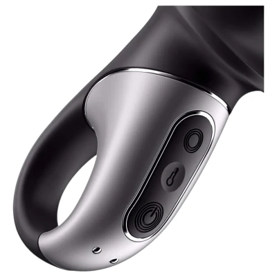 Satisfyer Hot Passion - app-vezérelt melegítő anál vibrátor (fekete)