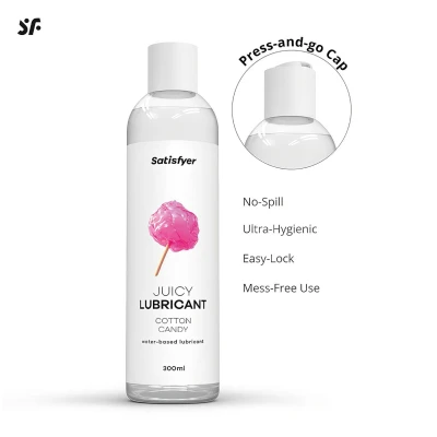 Satisfyer Juicy Cotton Candy - ízesített síkosító (300ml)