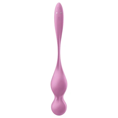Satisfyer Love Birds 1 - App-vezérelt vibrációs gésagolyó (pink)