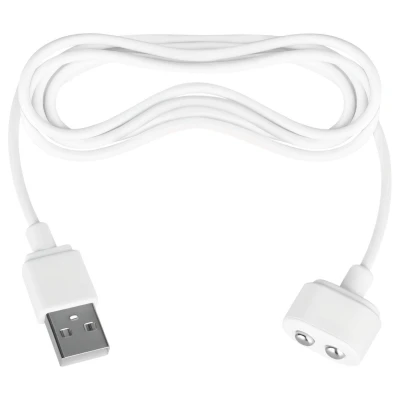 Satisfyer - mágneses USB töltőkábel (fehér)