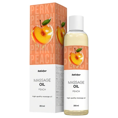 Satisfyer - masszázsolaj - barack (250 ml)