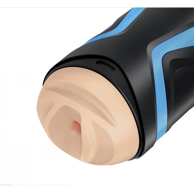 Satisfyer Men One - szívó maszturbátor férfiaknak (kék-fekete)